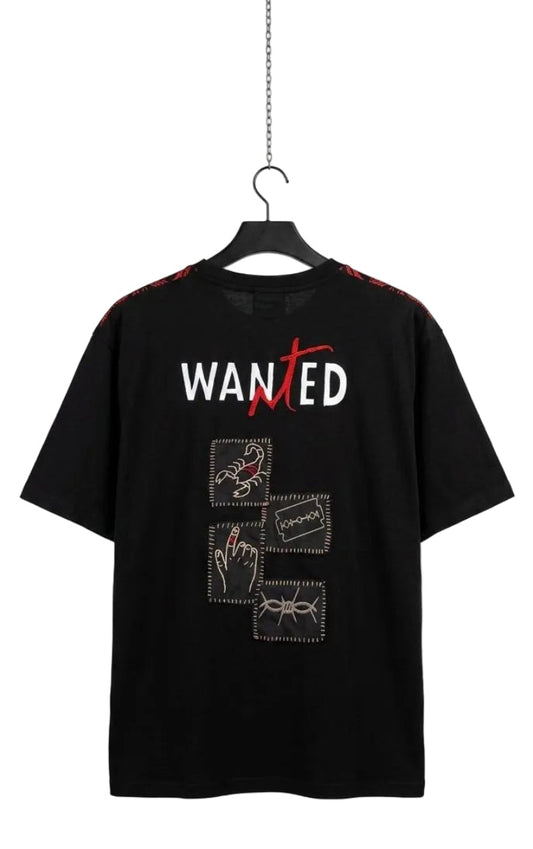 Black Drop-Shoulder Tee - INK'D