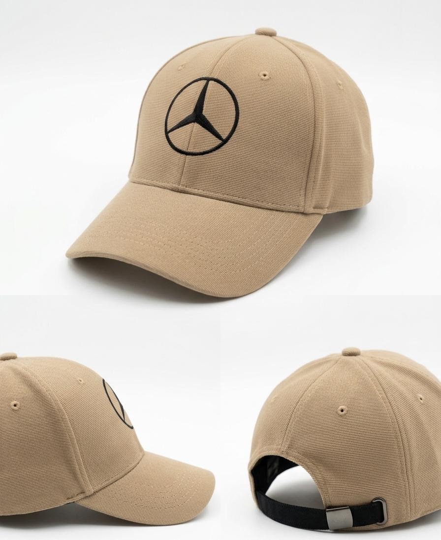 Hand Embroidered Cap - Mercedes