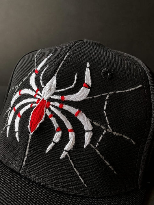 Hand Embroidered Cap - ARACHNID