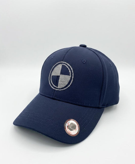 Hand  Embroidered - BMW blue
