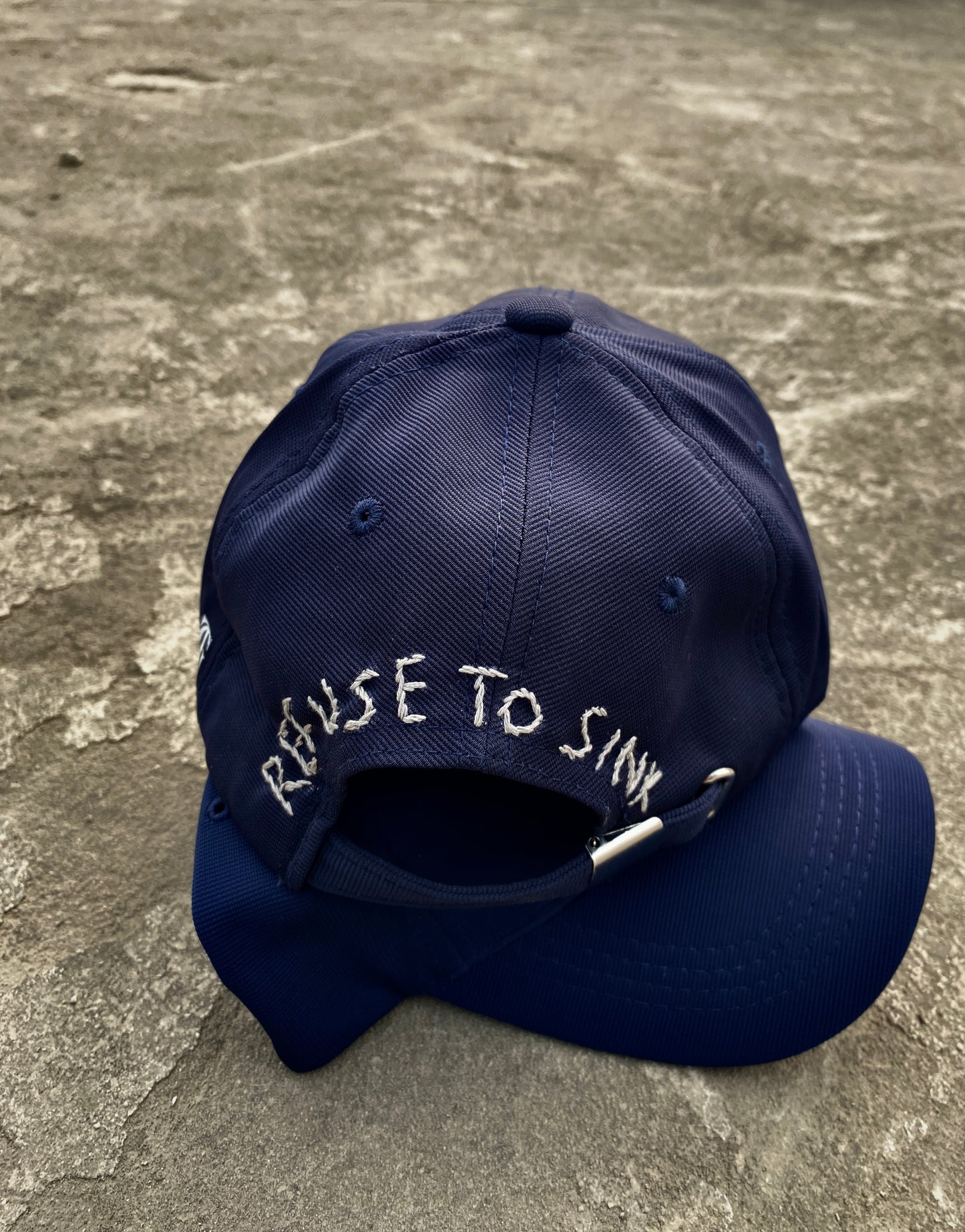 Anchor- hand embroidered cap