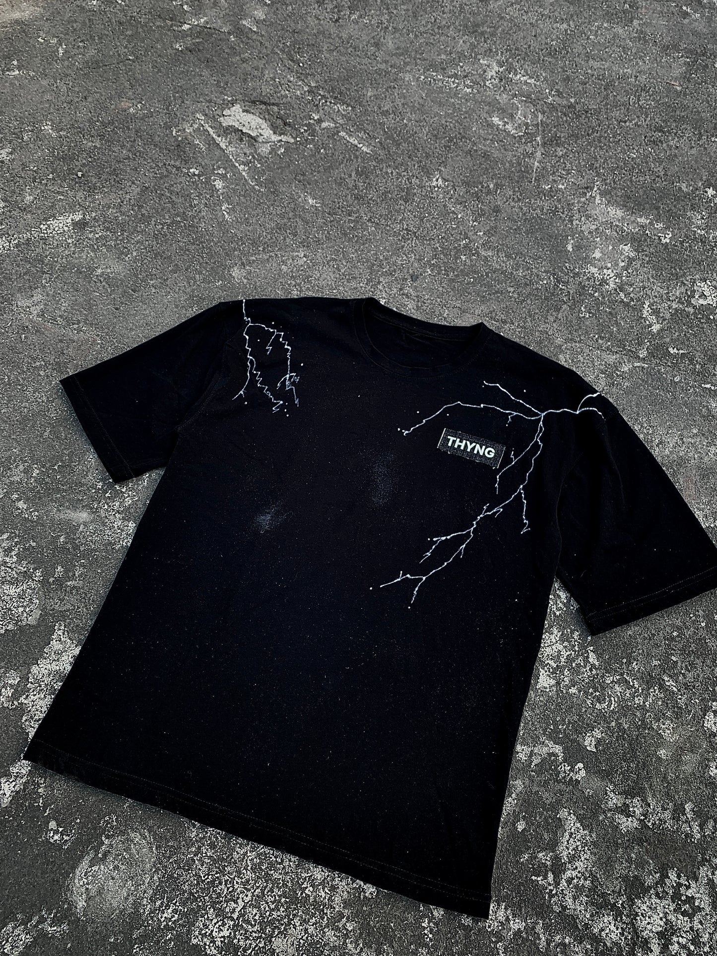 Black Drop Shoulder Tee - STORM’D
